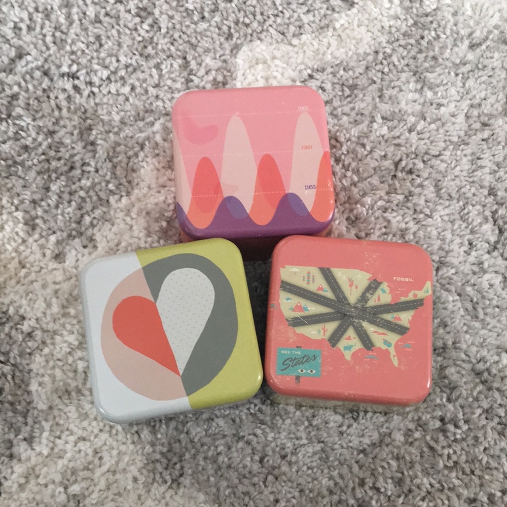 Fossil watch boxes